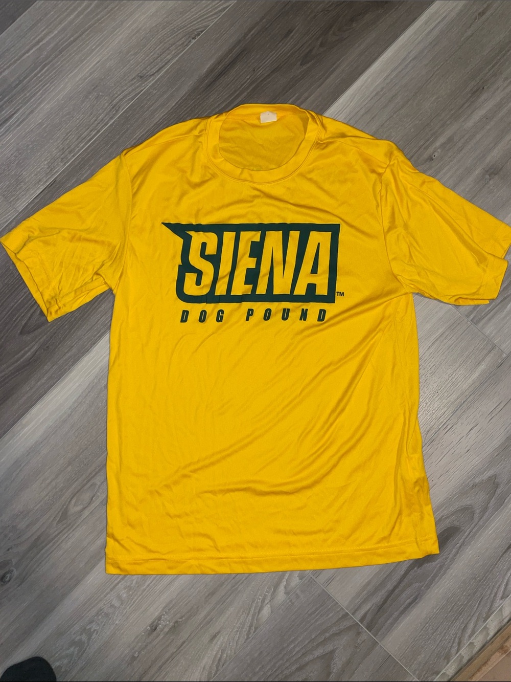 Sport-Tek Men's Yellow Siena Dog Pound Graphic Tee